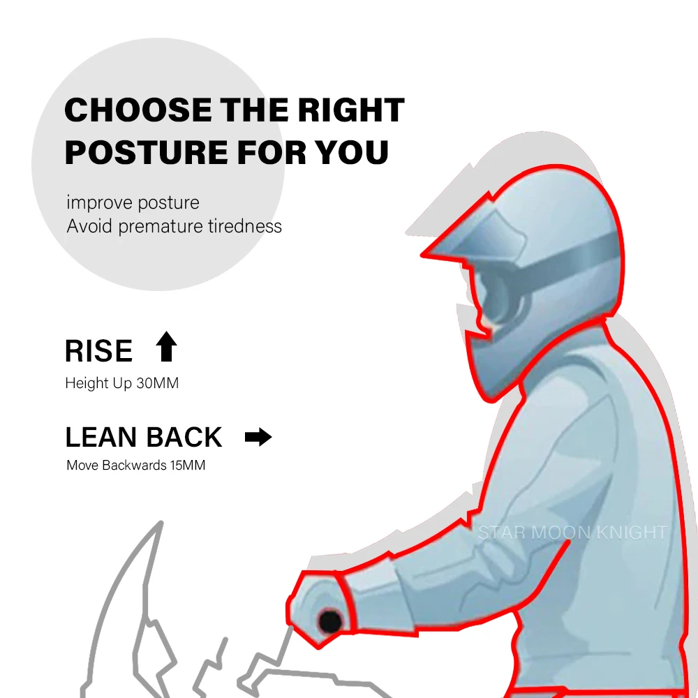 For Honda X-ADV XADV 750 ADV150 ADV160 ADV350 ADV 150 160 350 2017- Motorcycle Handlebar Riser Drag Handle Bar Clamp Extend - Image 2