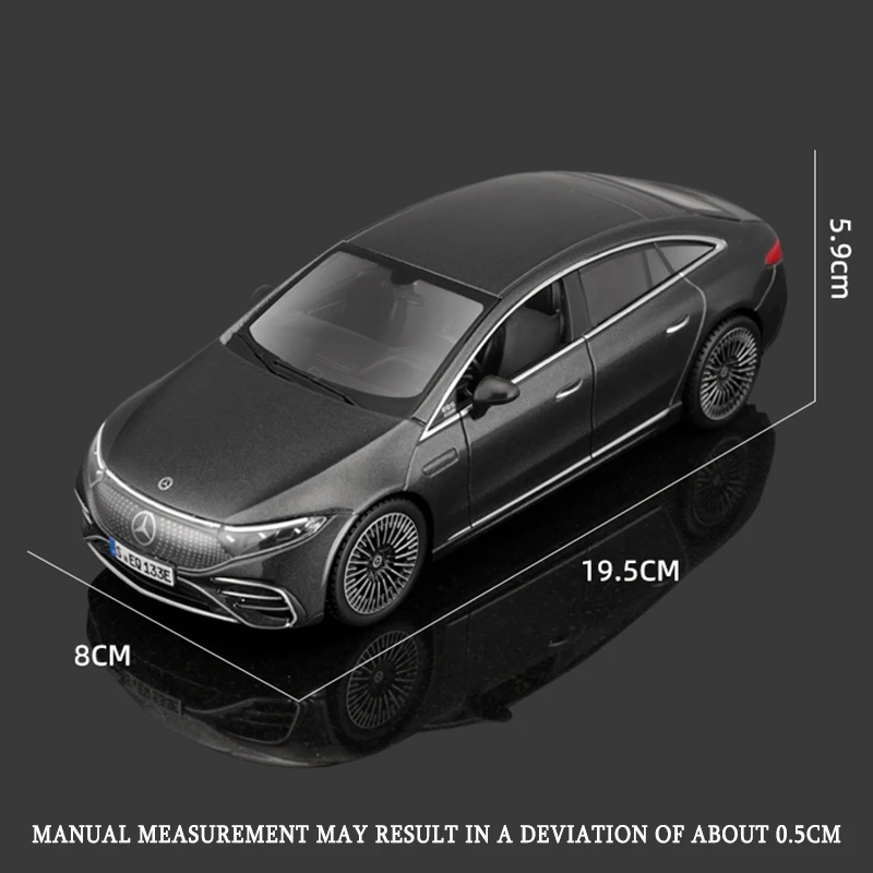 Maisto 1:27 2022 Mercedes-Benz EQS of alloy die-casting process for automobile decoration collection toy toy gift car model