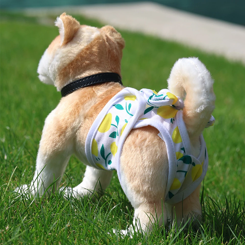 S-L Dog Diapers Physiological Pant Puppy Female Panties Shorts Underwear Washable Female Dog Diper Panties Pet Dogs Cats Clothes