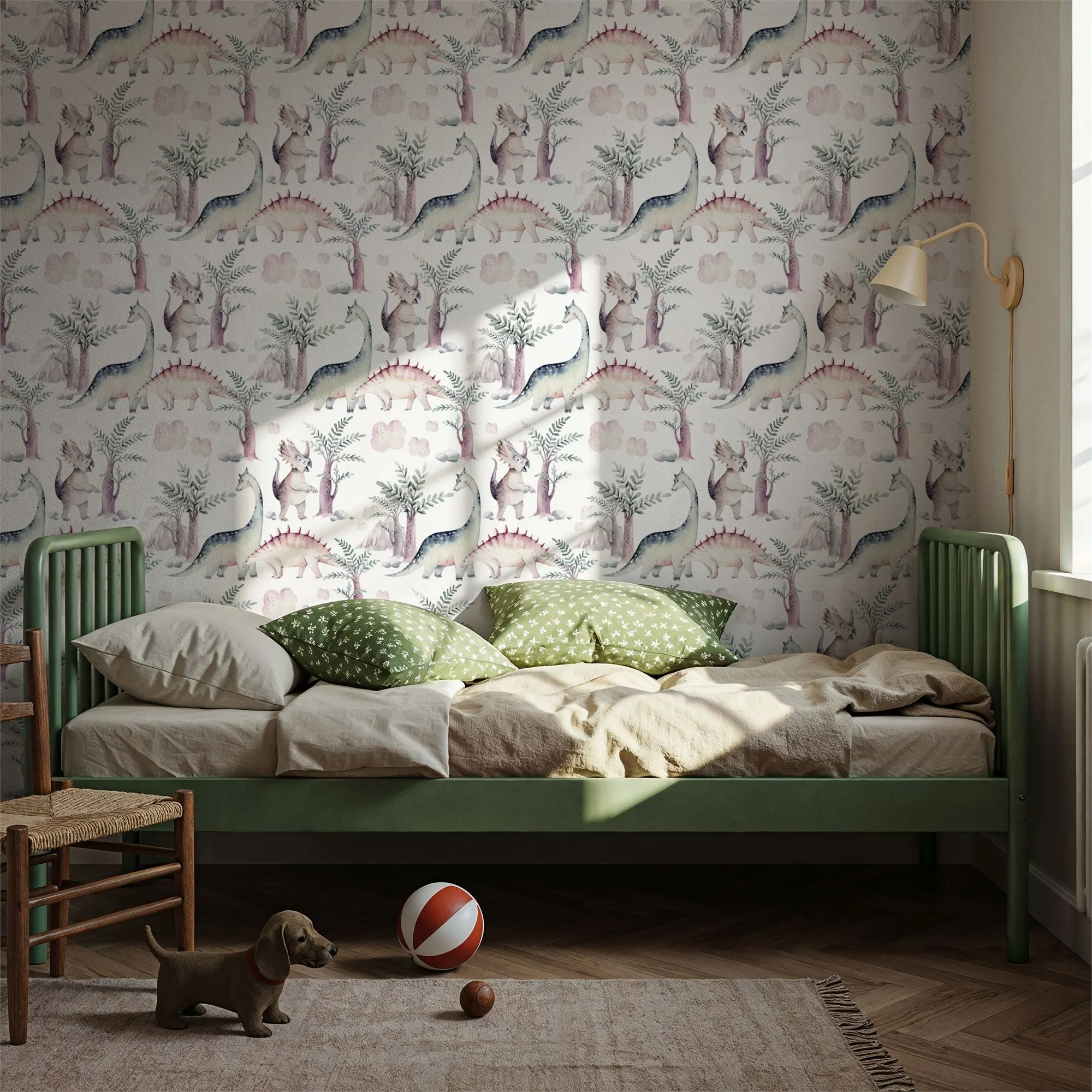 Baby Dinosaurs Kids Room Wallpaper Made to Measure Wall Mural for Living Room