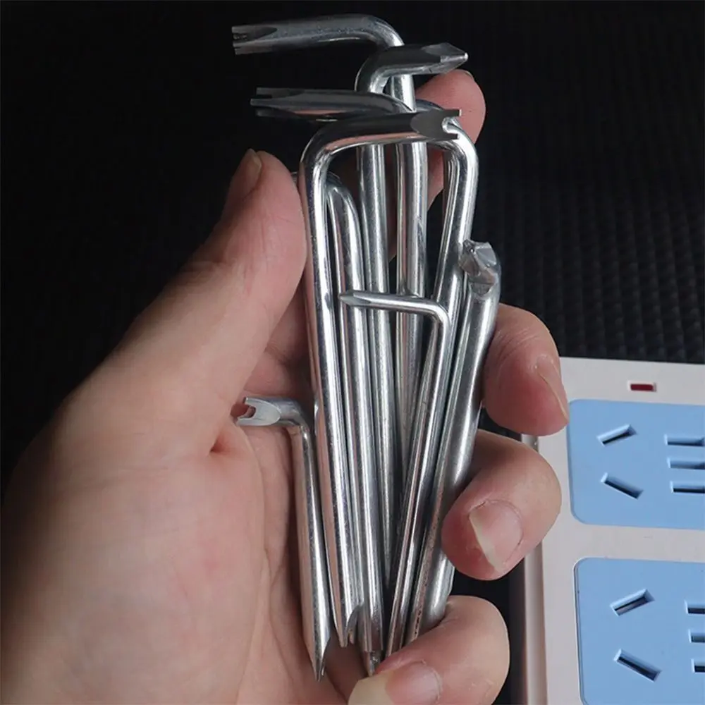 Профессиональная плоская/крестовая/U-образная/Y-образная отвертка, угловой L-образный ключ, отвертка с короткой рукояткой, ручной инструмент