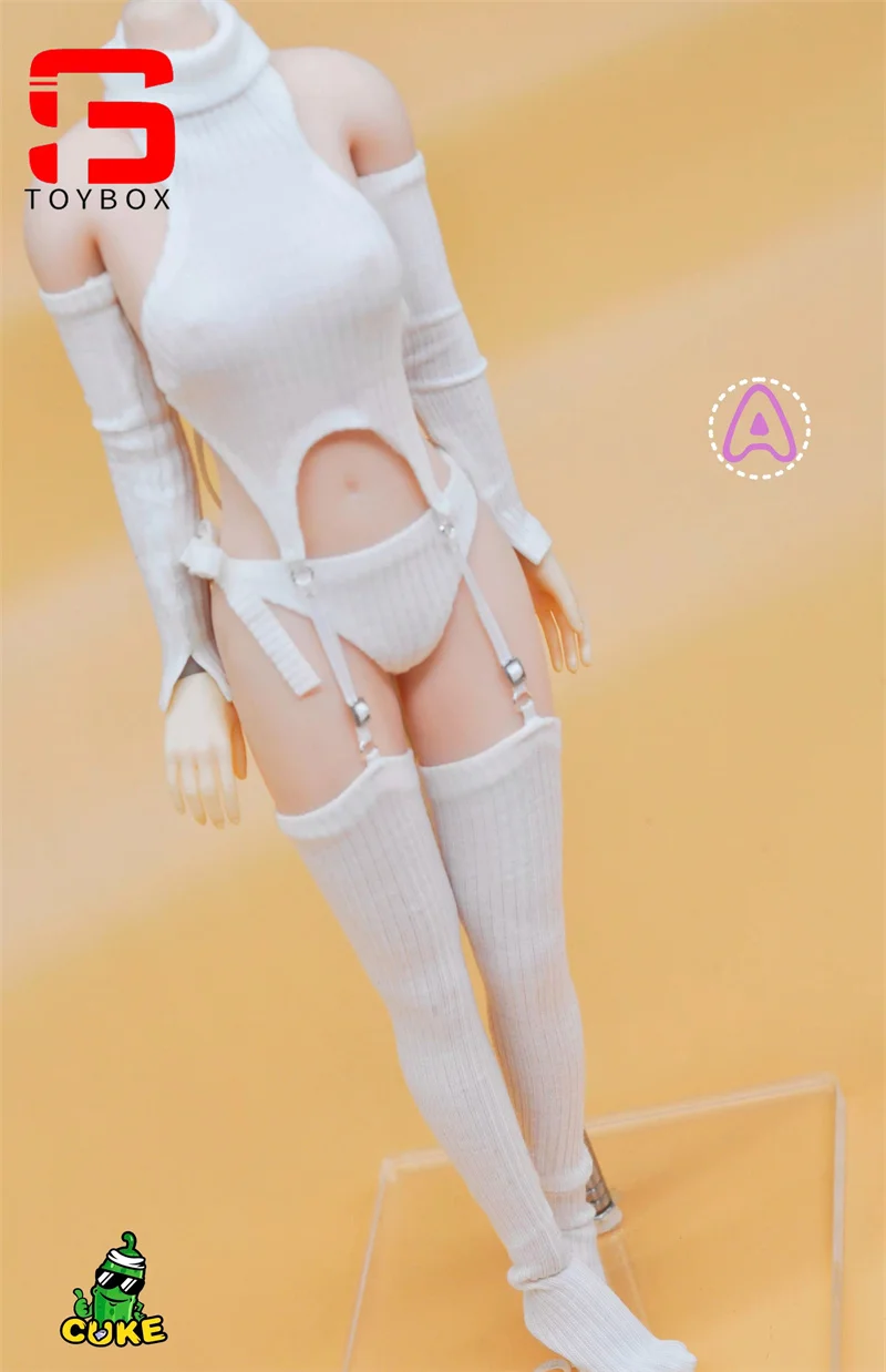 CUKE SPEELGOED 1/6 Schaal Vrouwelijke Backless Trui Japanse Stijl Kleding Model Fit 12 ''TBL JIAOU Soldaat Action Figure Body