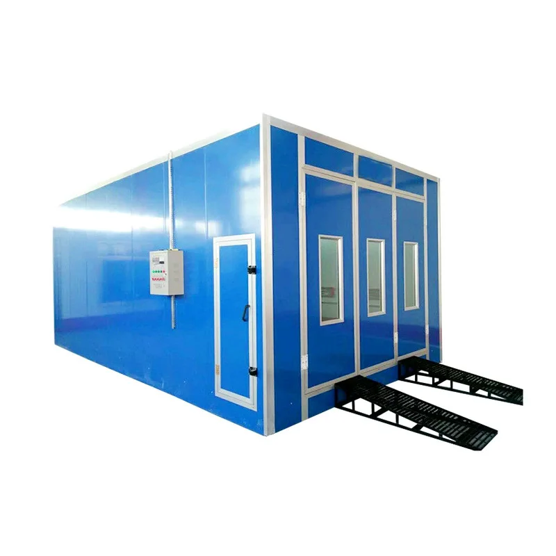 CE industrial spray booths automotive car spray painting baking chamber drying room