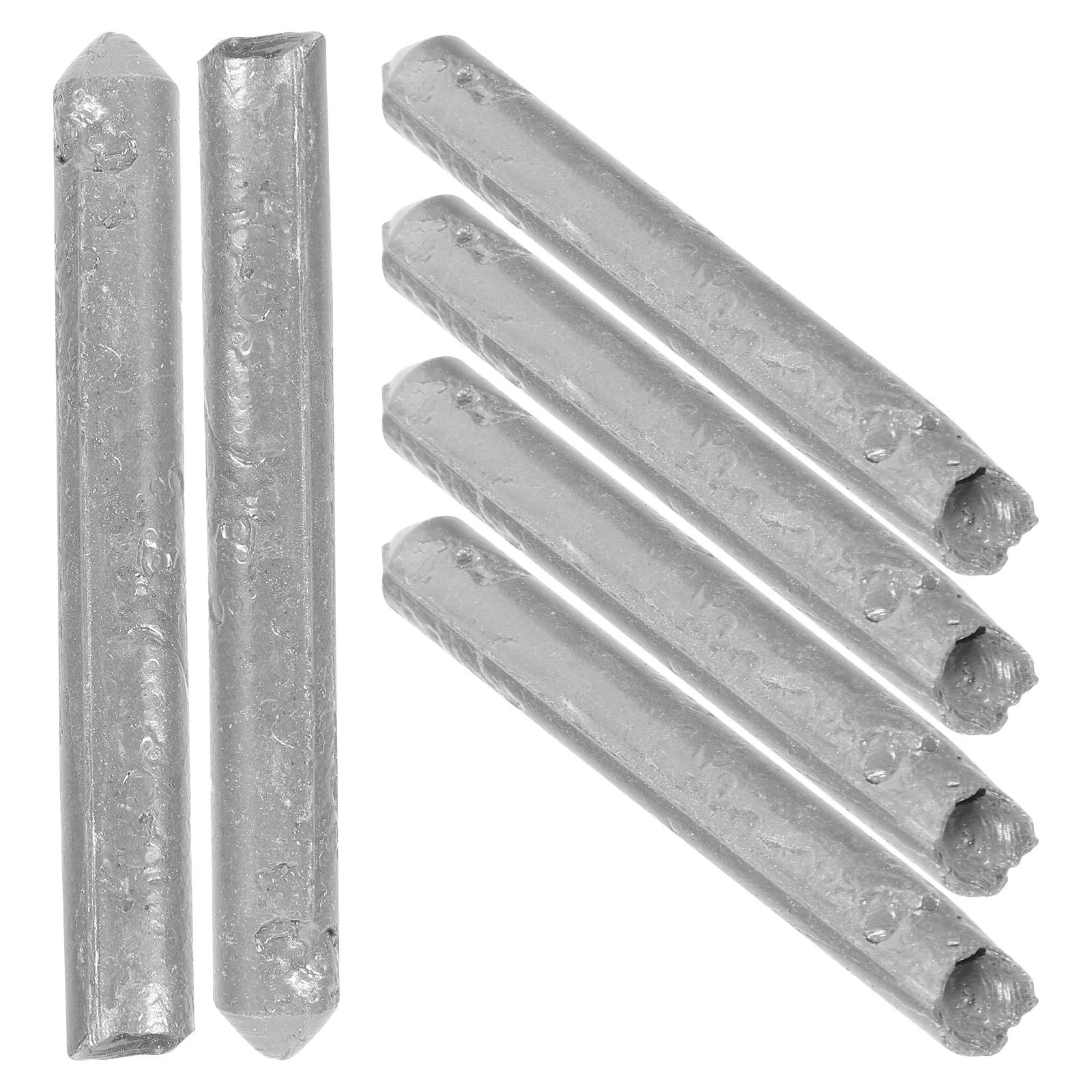 6 Buah Batang Aluminium Tangki Air Batang Universal Suhu Rendah Artefak Las untuk Semua Persediaan Stik Logam Perak
