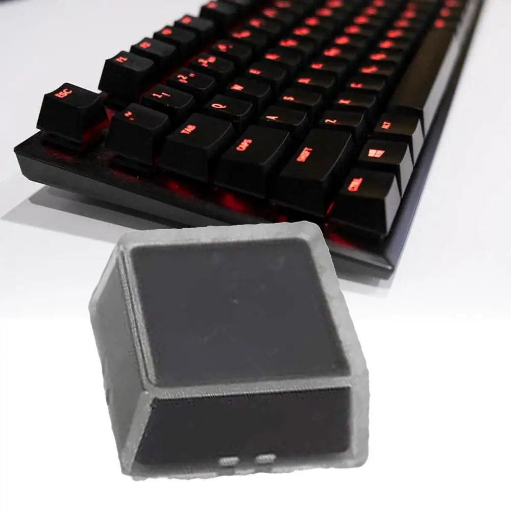 1/10pcs copritasti trasparenti copritasti a doppio strato rimovibile nero Ultra sottile tastiera meccanica Keycap protezione Shell