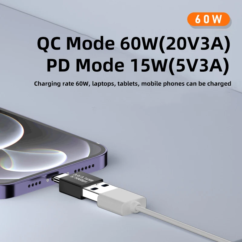 Adattatore USB C maschio convertitore da OTG tipo C a USB USB3.1 connettore Mini USB tipo C da 10Gbps per Tablet portatile Samsung Xiaomi Phone