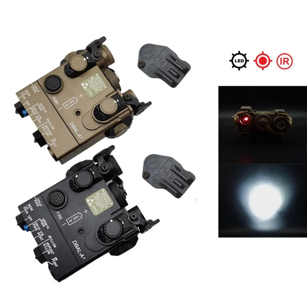

Metal DBAL-A2 full-function red laser pointer PEQ laser IR flashlight strong light illumination 20mm guide rail