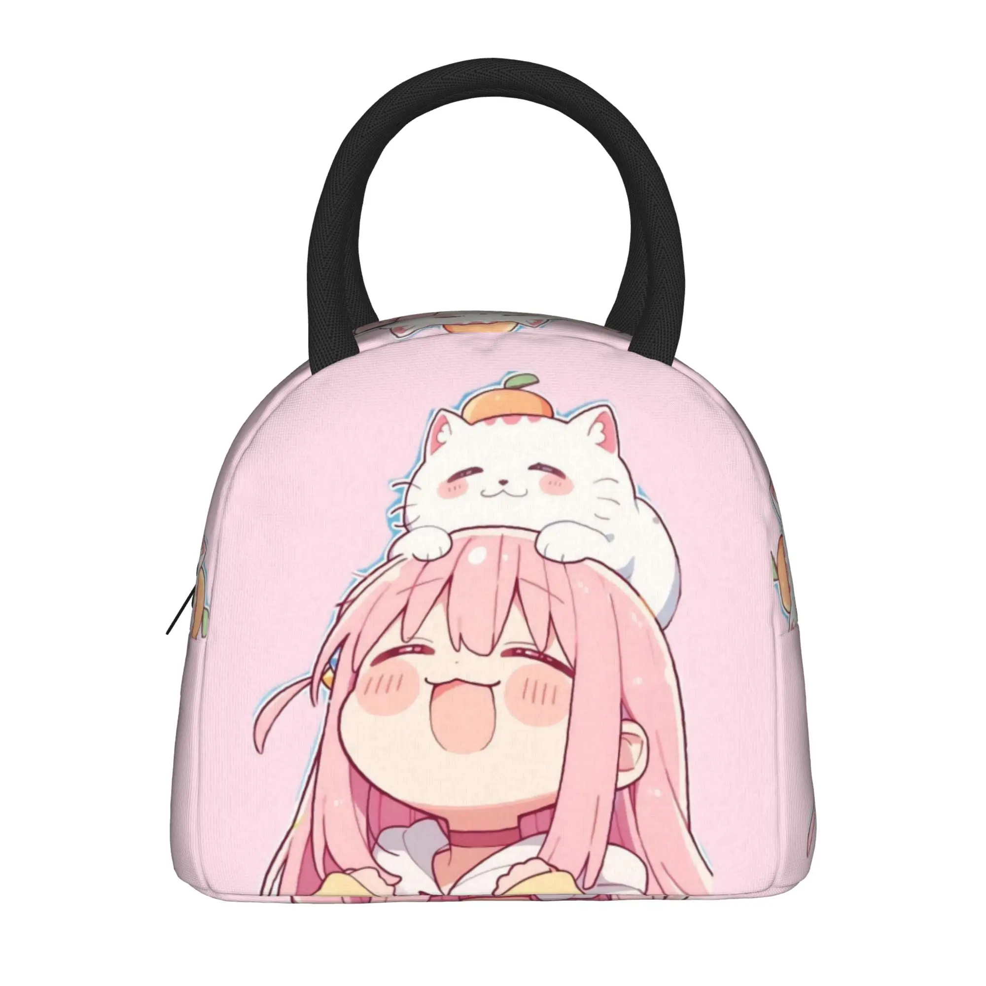 Lunch Boxes Trickcal C-Chibi Go Games Product  Storage Food Box Y2K Thermal Cooler Lunch Box For School