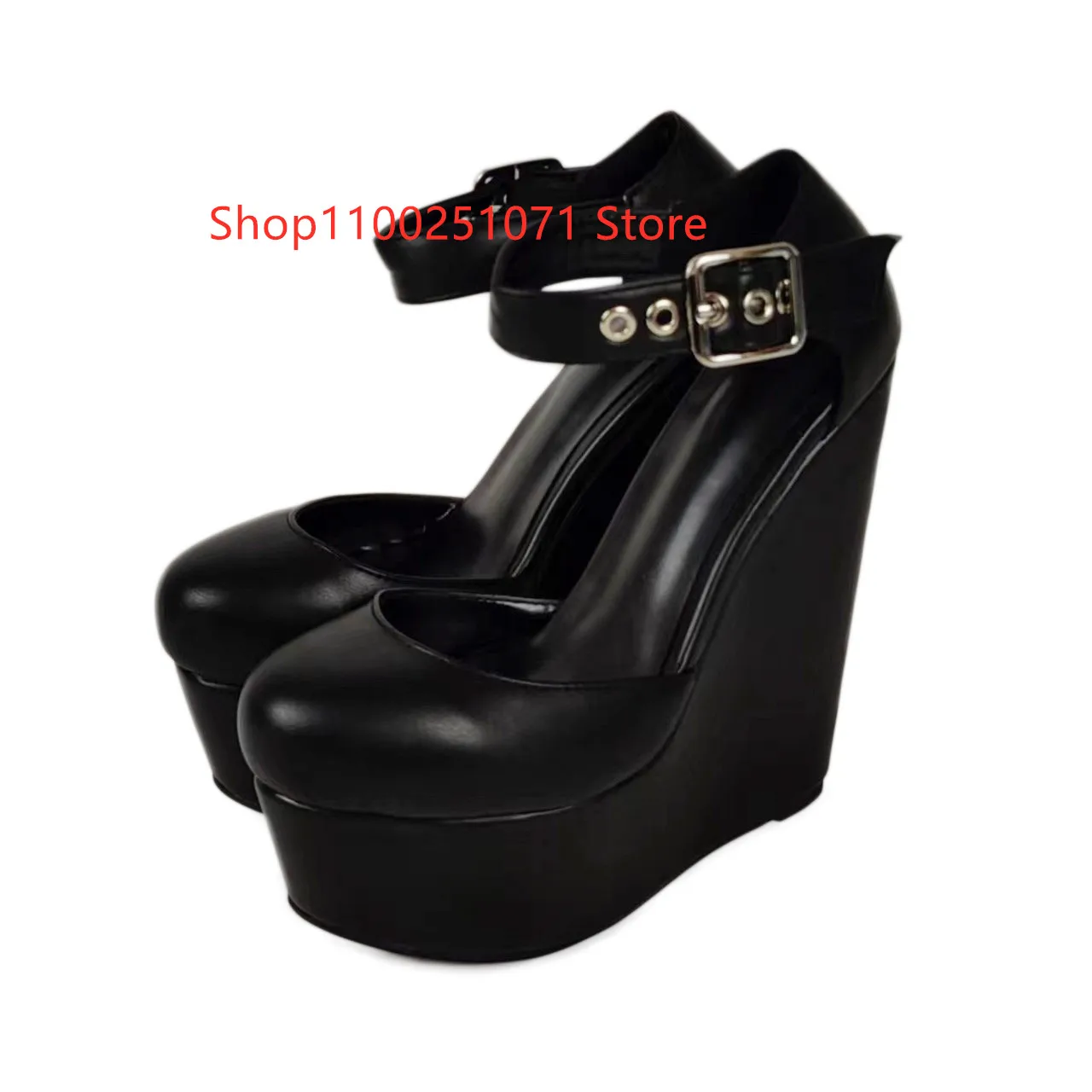 SHOFOO shoes Sexy women\'s high heels. About 15cm heel height. Wedges heel. Platform shoes. Fashion show banquet nightclub shoes.