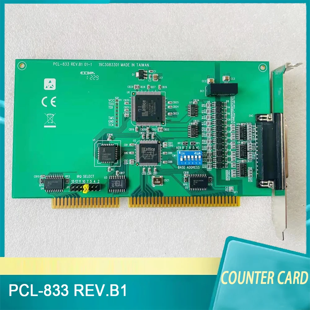 PCL-833 REV.B1 For Advantech 3-Axis Quadrature Encoder Counter Card For Advantech