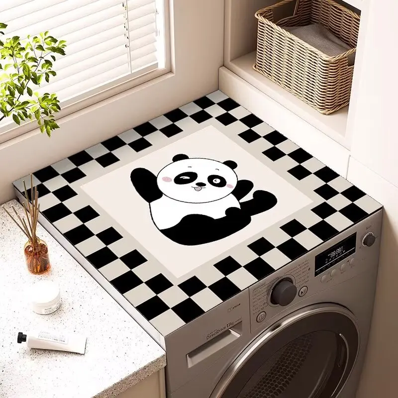 Water absorption, quick drying,oil-proof single and double door refrigerator cover,dust cover,cover towel,non-slip thickened pad