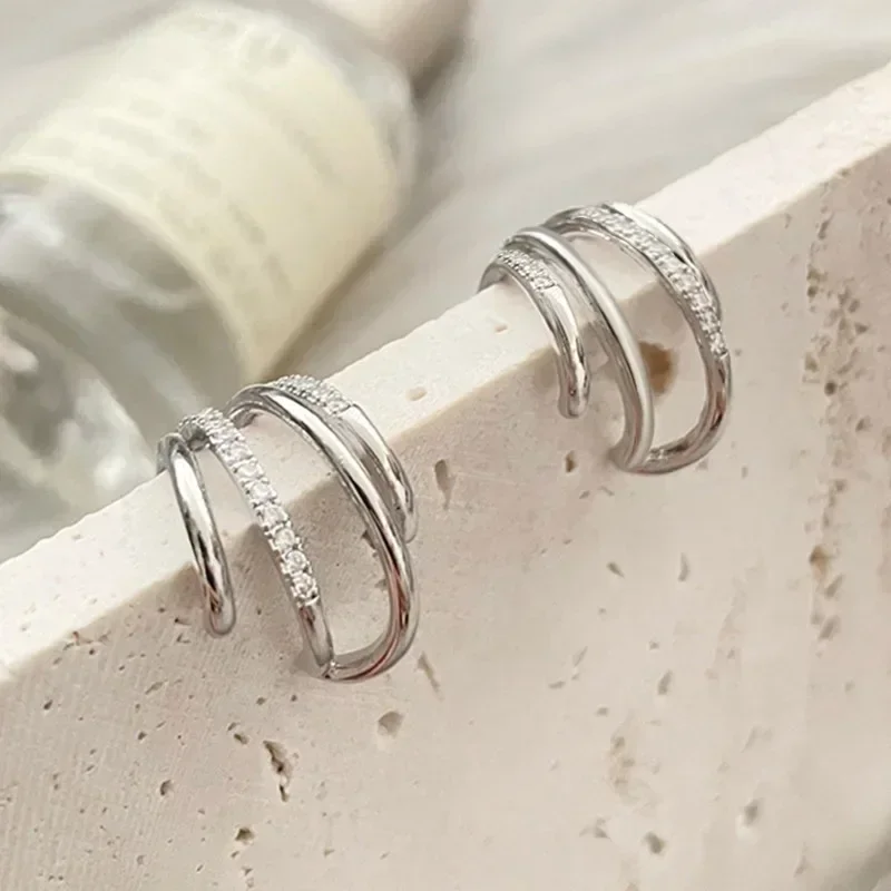 2026 New High End Simple Line Earrings, Personalized Fashion, Popular and Extremely Simple Style, Wholesale of First Accessories