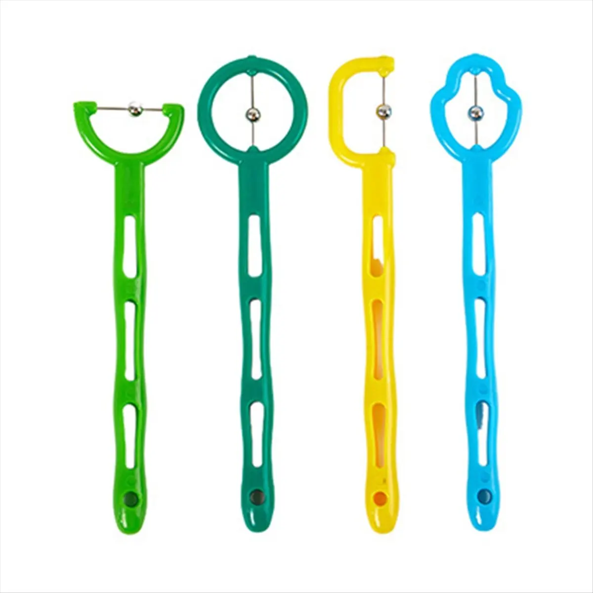 A79G 4 Pcs Tongue Elevation Trainer Stuttering Pronunciation Oral Muscle Training Adult Swallowing Tongue Rolling Exercise