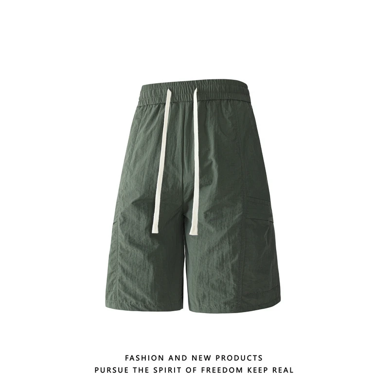 

2025 New Summer Mens Shorts Drawstring Short Pants Summer Trousers Streetwear Loose Sweatpants