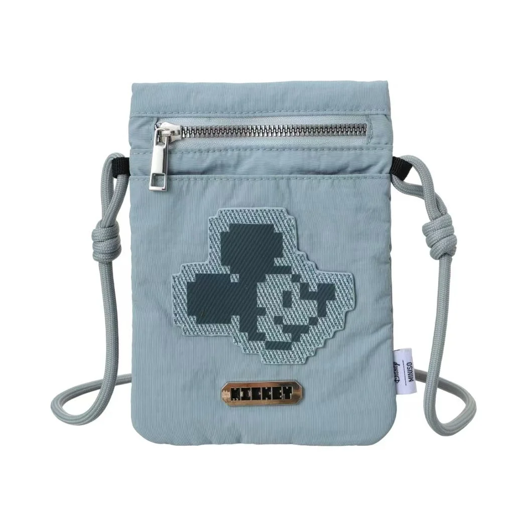 

Disney Mickey Mouse Distressed Wash Denim Crossbody Bag, Vintage Style Unisex Shoulder Bag, Casual Fashion Accessory