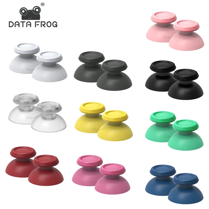 DATA FROG Analog Thumbsticks for PS5 Controller, Gamepad Replacement, Thumbsticks Grip Cap Button, Joystick Accessories