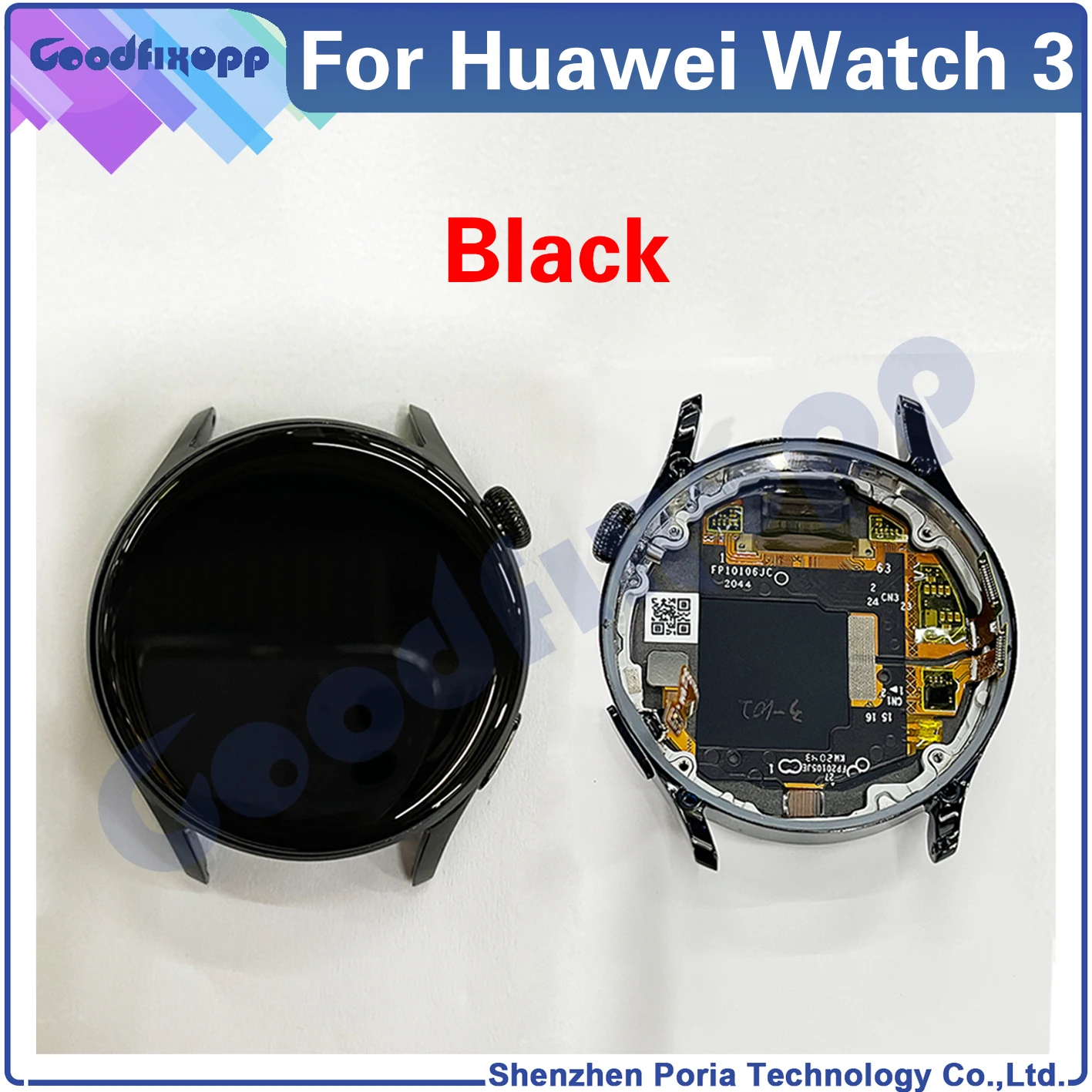 For Huawei Watch 3 46MM GLL-AL00 Watch3 316L LCD Display Touch Screen Digitizer Assembly Repair Parts Replacement