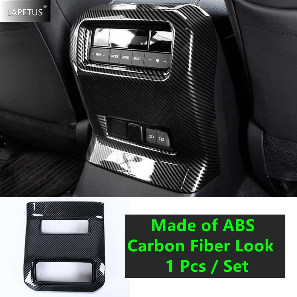 

For Toyota Land Cruiser 250 Prado LC250 2024 2025 Car Rear Air Vent Cover Anti-Kick Panel Trim Interior Accessories