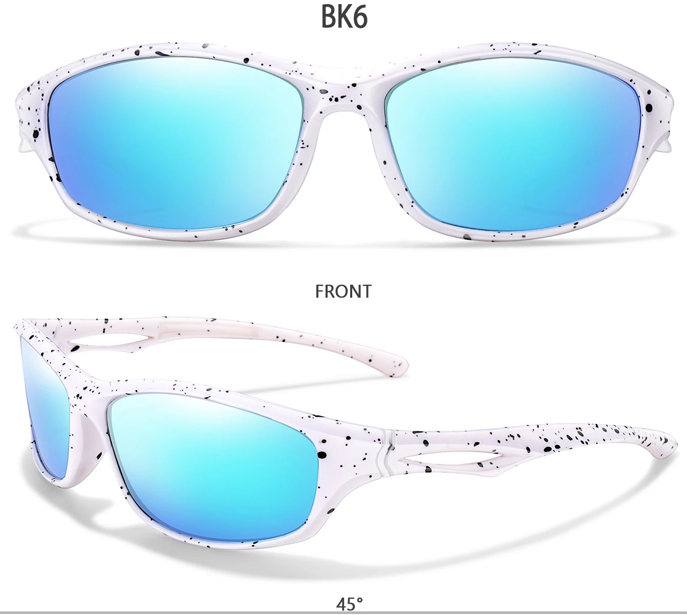 Modische Sonnenbrille für Kinder unter 8 Jahren, ovaler Rahmen, hohle Sportbrille, Kinderbrille zum Laufen, Reiten, Baseball, UV400-Schutz – Detail 9