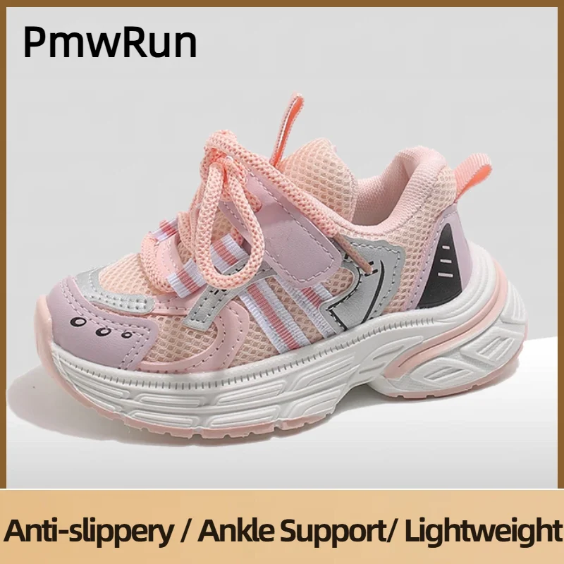 

Spring Children's Sport Shoes PU Leather Boy's Girl's Sneakers EVA Lightweight Kid's Running Shoes Trend Fashion Children Shoes