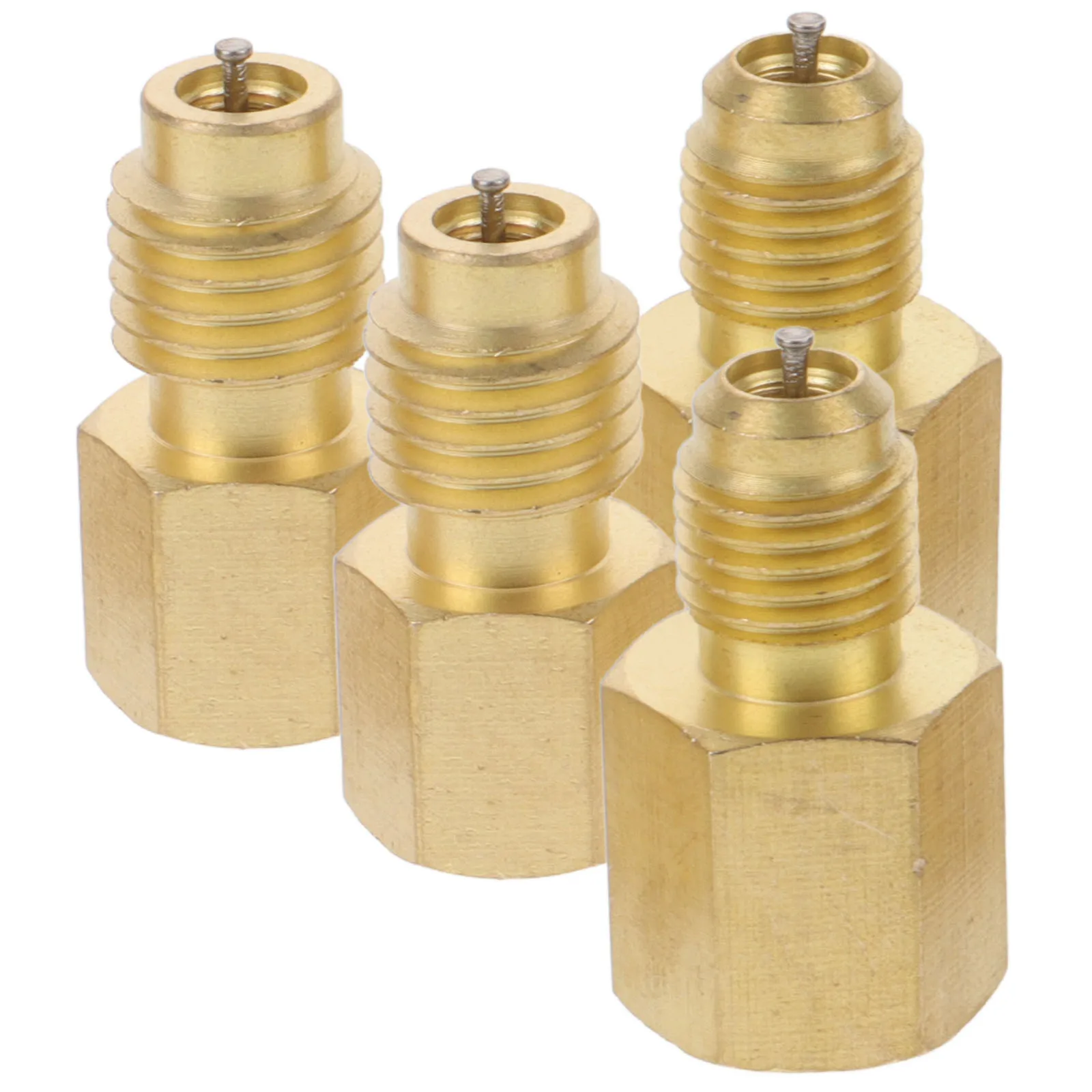 

Car Air Conditioner Connector Adapter Quick Connect Brass Fittings Refrigerant Leak Protection Durable Sturdy Structure