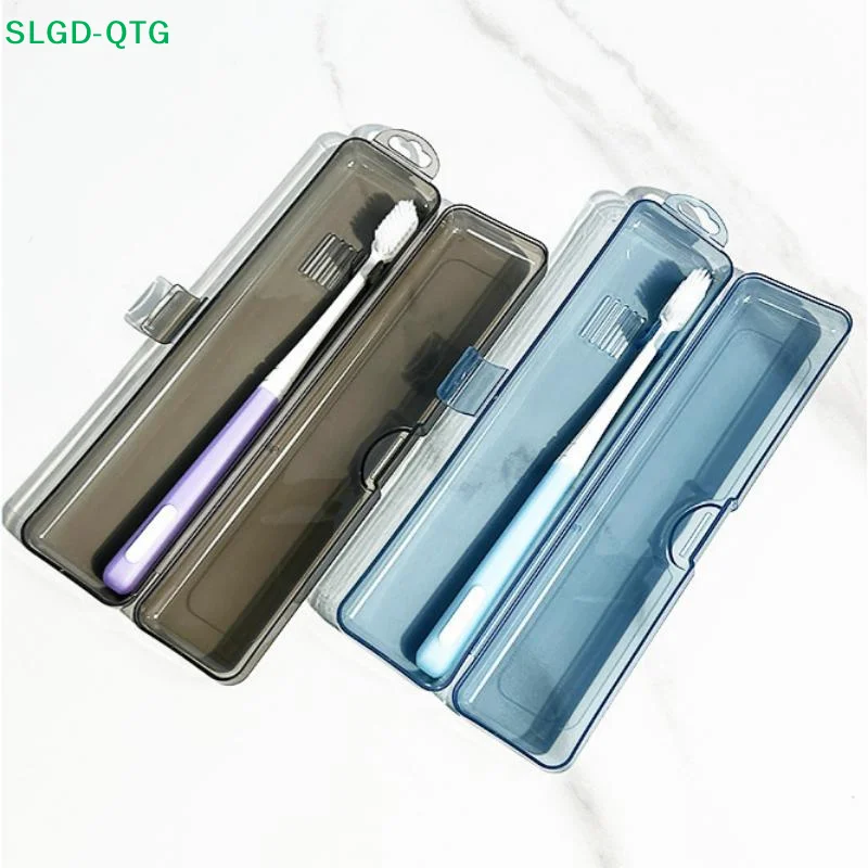 Hot! Toothbrush Box Transparent Organizer Case Travel Portable Toothbrush Holder Plastic Toothpaste Box Storage Container