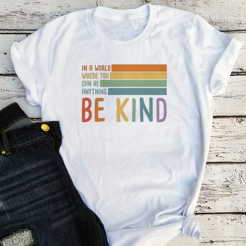 Be Kind Shirt Campus Culture Bag  Graphic Tee Hello Stranger Women Clothing 2022 Graphic Tees Men Aesthetic