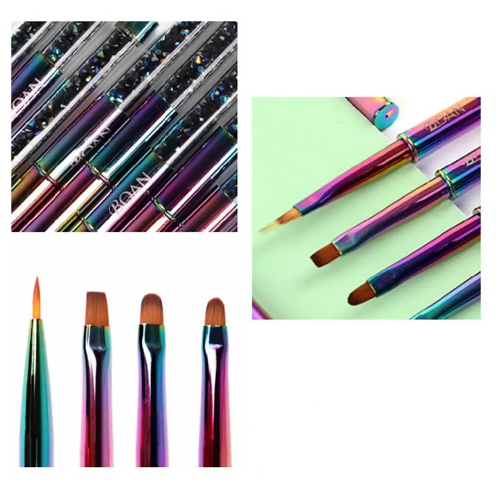 Nail Pen Durable Nail Drawing Pen Colorful Nail Art Drawing Pen Set Multifunctional Lightweight Paint Pens Compact for Stunning