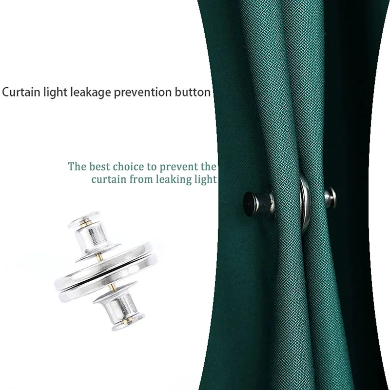 17/20/25mm Curtain Light Leakage Prevention Button Invisible  Hidden Metal Strong Magnetic Snaps Button Clothing Accessories