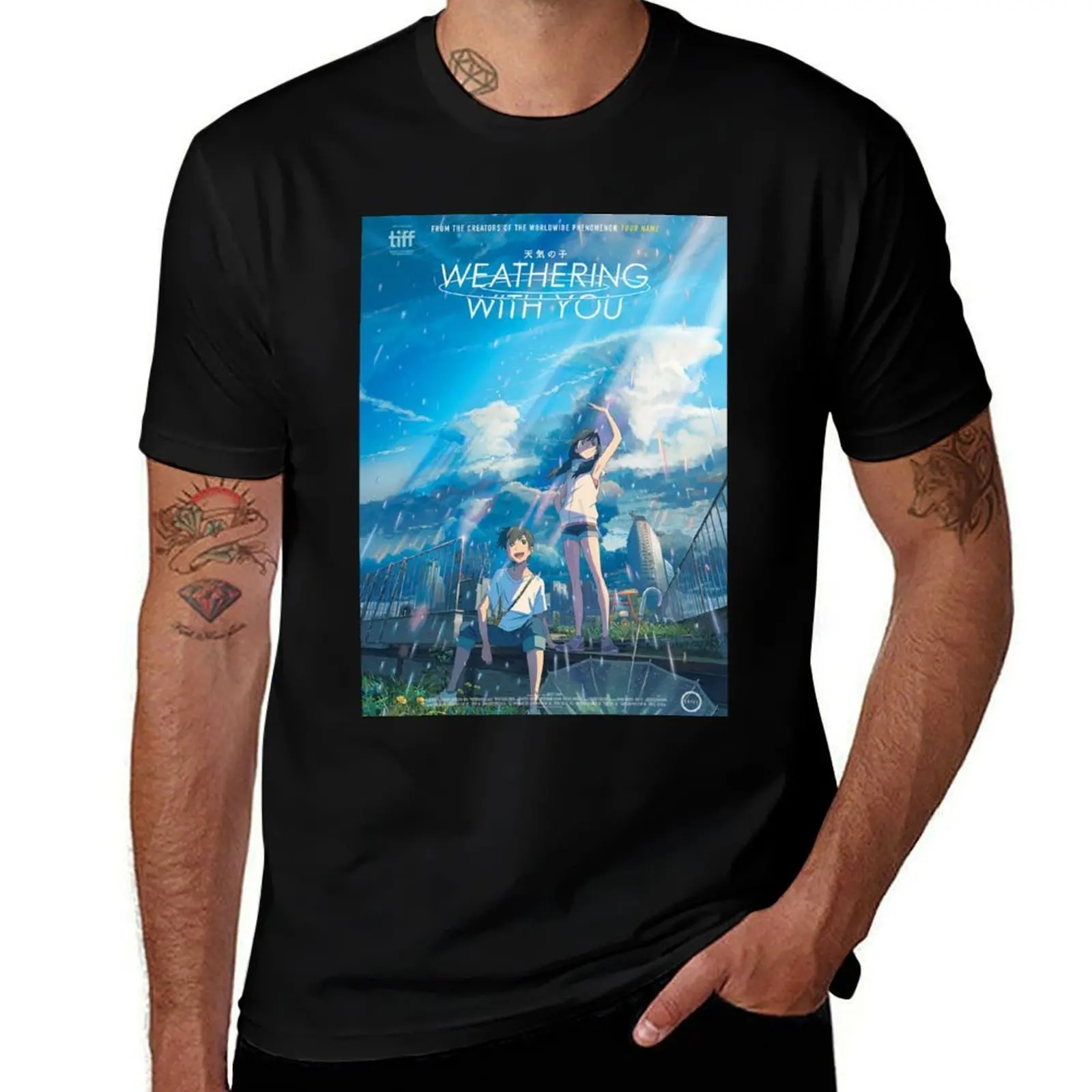 Weathering with you Tenki No Ko T-Shirt Outdoor Work Short Sleeve Top T-Shirt