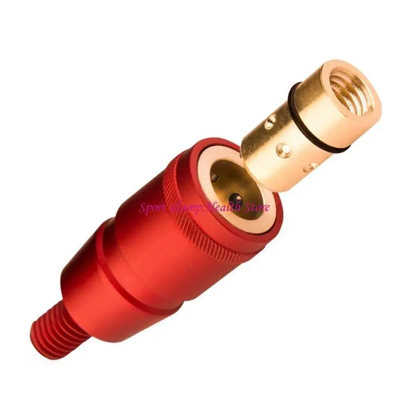 1pc سبيكة الألومنيوم موصل صيد صيد موصل صيد 8 ملم مسامير إطلاق سريع لشبكة محول الرأس خفيفة الوزن