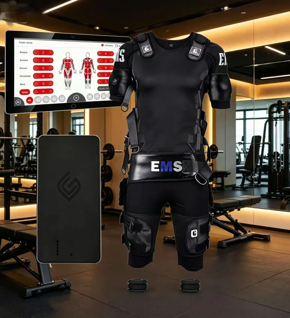

2026 New Smart EMS Training Suit Full Body Wireless Silicone EMS Fitness Trainer Suit for Home Gym Workout