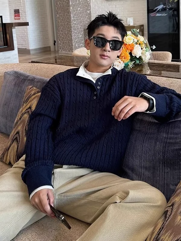 

Модный повседневный вязаный свитер Long Sve с кисточками, зимний теплый топ для мужчин и женщин, сезон весна-осень-зима...