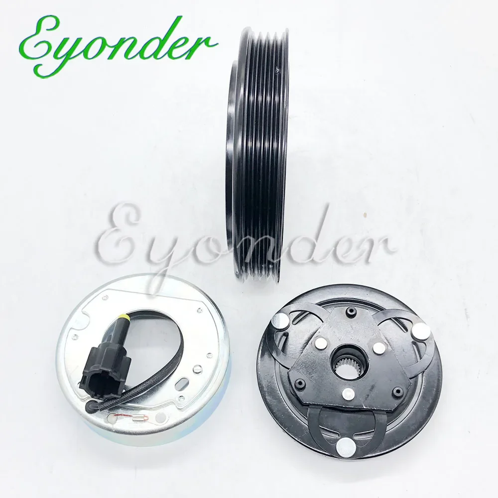 AC Compressor Clutch Pulley DKV08R for NISSAN MICRA K12 1.2 1.4 1.6 NOTE 92660AX800 92600AX30B 92600AX800 92600AX80A 92600AX80B