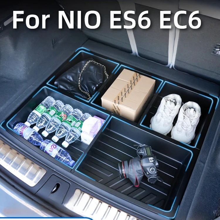 

For NIO ES6 EC6 Wei Lai Trunk Storage Box Waterproof Modified Upgrade Accessories Car Organizer