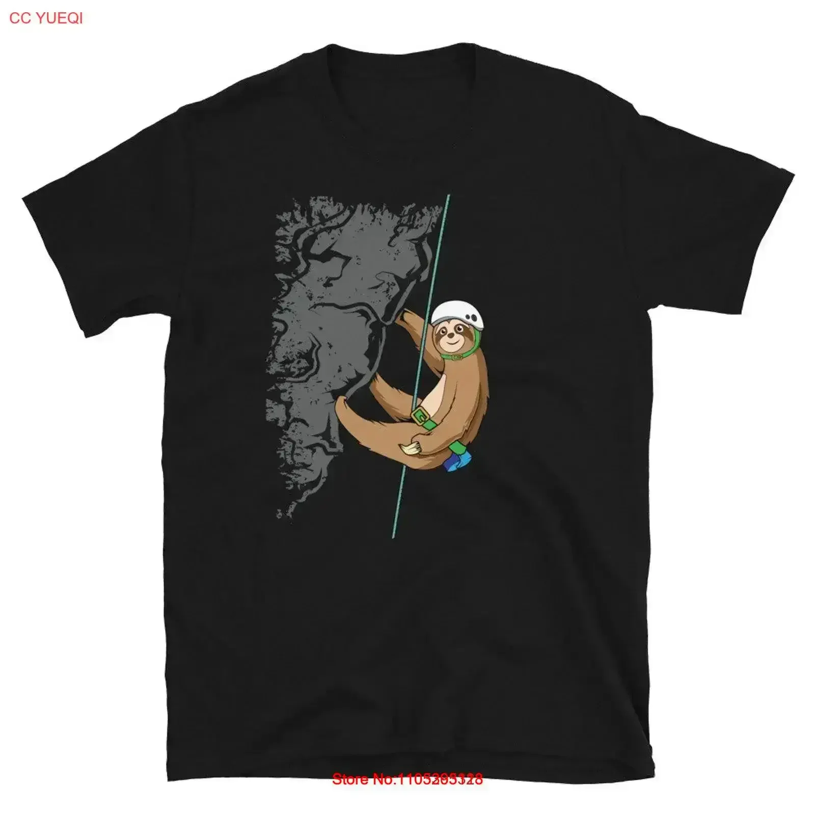 Funny Rock Climbing T Shirt Climber Sloth Lover s Bouldering Mountain vintage Washed Versatile homme graphic vintage Washed