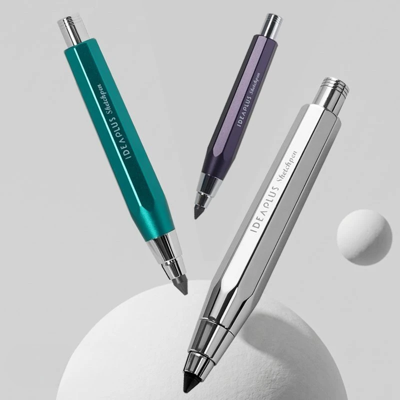 5.5mm Aluminum Alloy Automatic Pencil DIY Painting Sketching Writing Outdoor Sketching Sketch Portable Tools Drawing Pencils