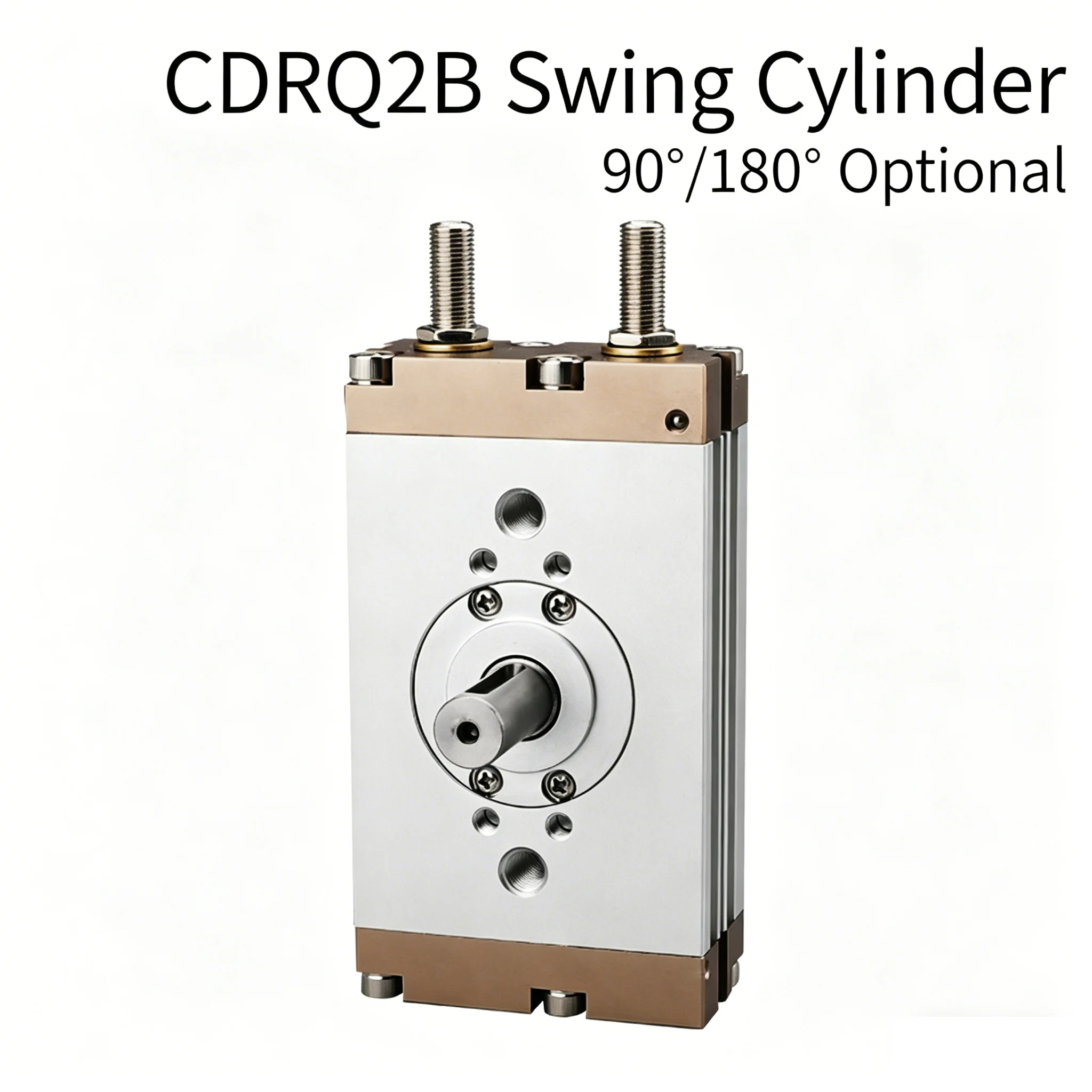 CDRQ2BS10-90  CDRQ2BS10-180 CDRQ2BS Thin Rotary Oscillating Cylinder Rotates 90 Degrees and 180 Degrees