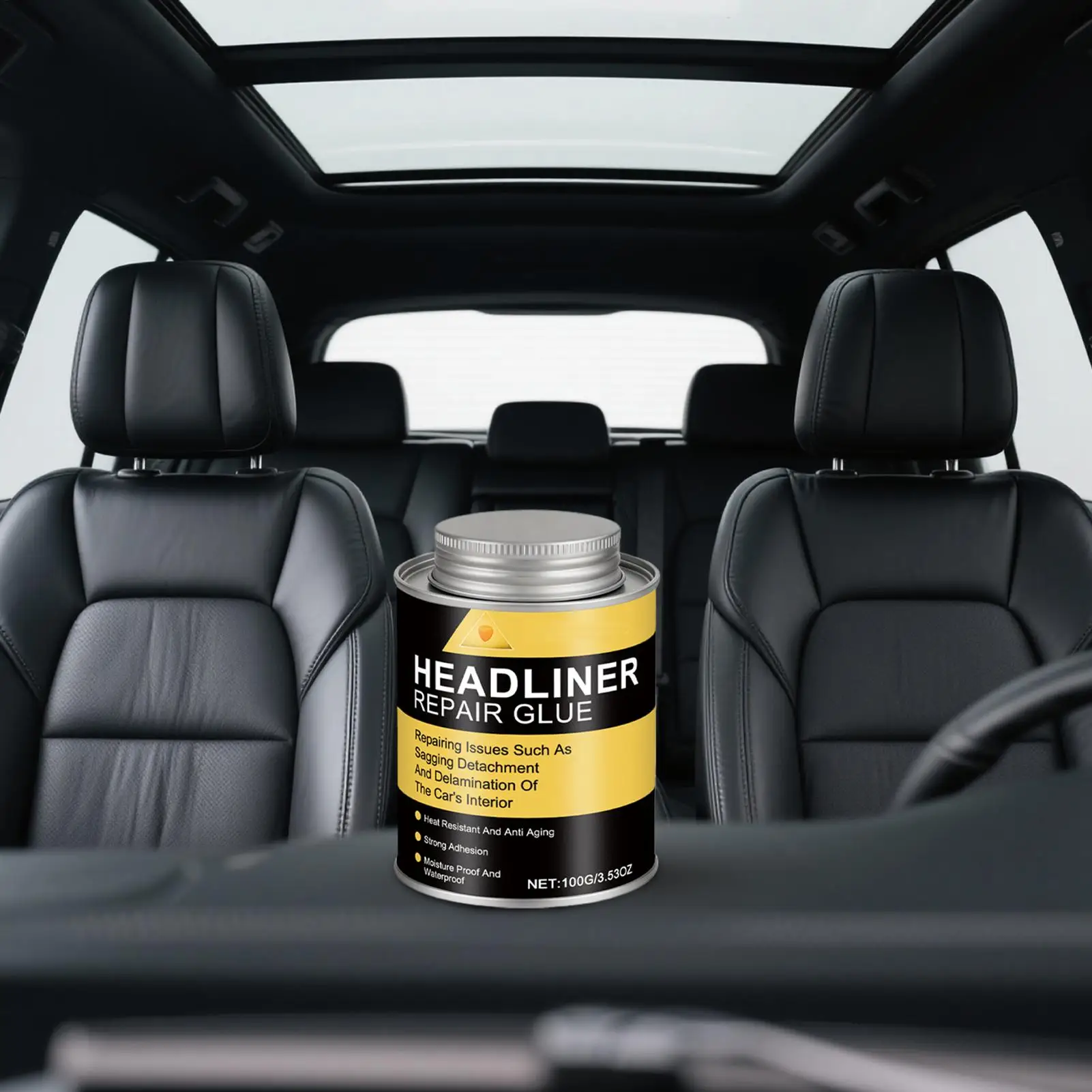 

Клей для автомобильных потолочных покрытий, термостойкий клей для тканевых и поролоновых материалов, быстросохнущий, с прочной фиксацией, клей для салонов автомобилей