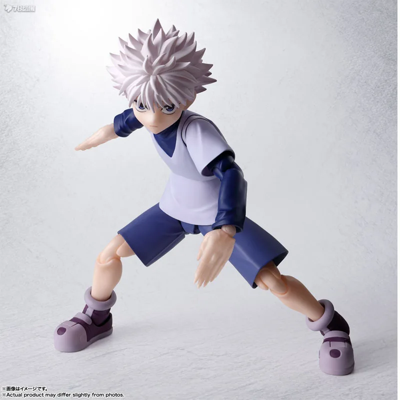 Bandai Genuine S.H.Figuarts Anime Figure Hunter×Hunter Killua Action Figure Toys for Boys Kids Gift Collectible Model Ornaments