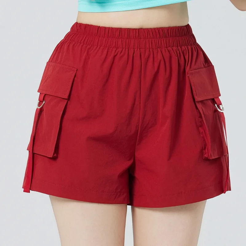 ساحة الرقص عمال السراويل الصيف التجفيف السريع المضادة للوهج اللياقة البدنية تشغيل السراويل فضفاضة امتصاص العرق الرقص السراويل