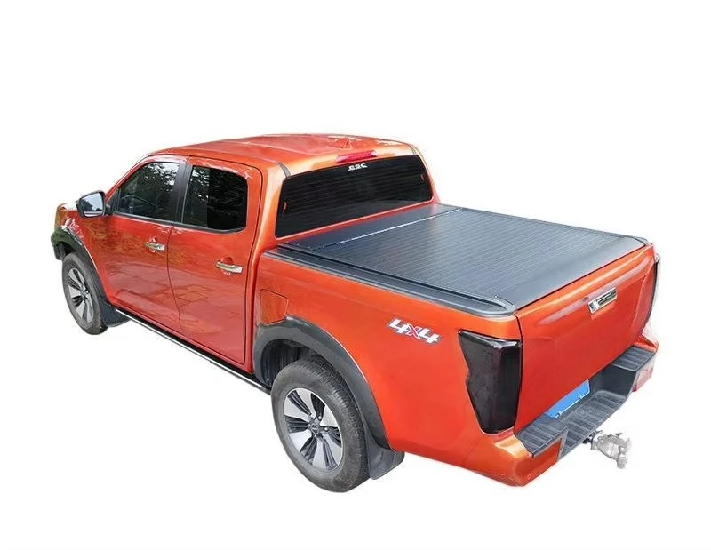 Trigallop Aluminum Alloy Retractable Tailbox Tonneau Cover F150 Pickup Trucks Tailgate Lock Waterproof Manual Operation