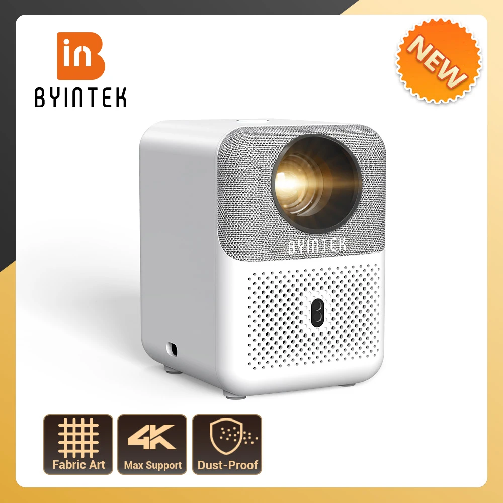 Проектор BYINTEK LOVE U4, умный мини-проектор для домашнего кинотеатра, 4K 1080P, видео Android, WIFI для смартфона, кинотеатра