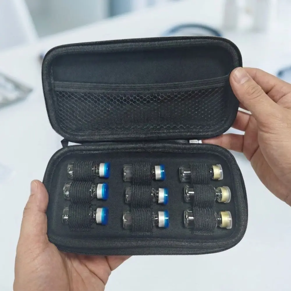 Waterproof Insulin Vial Storage Case Dust-proof Wear-resistant Insulin Storage Bag Multi-Compartment Foam Protective