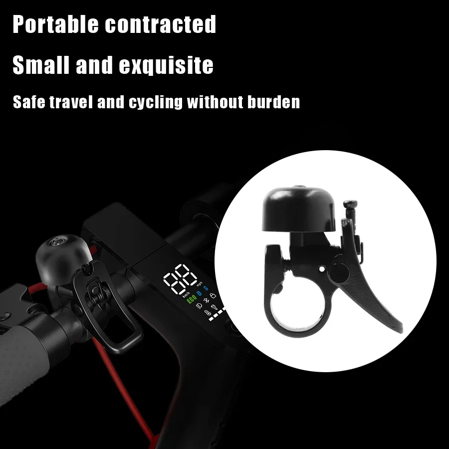 Universal Aluminium Legierung Glocke Für Xiaomi M365/Pro Elektrische Roller Horn Ring Mit Quick Release Halterung Glocke Montage Teile