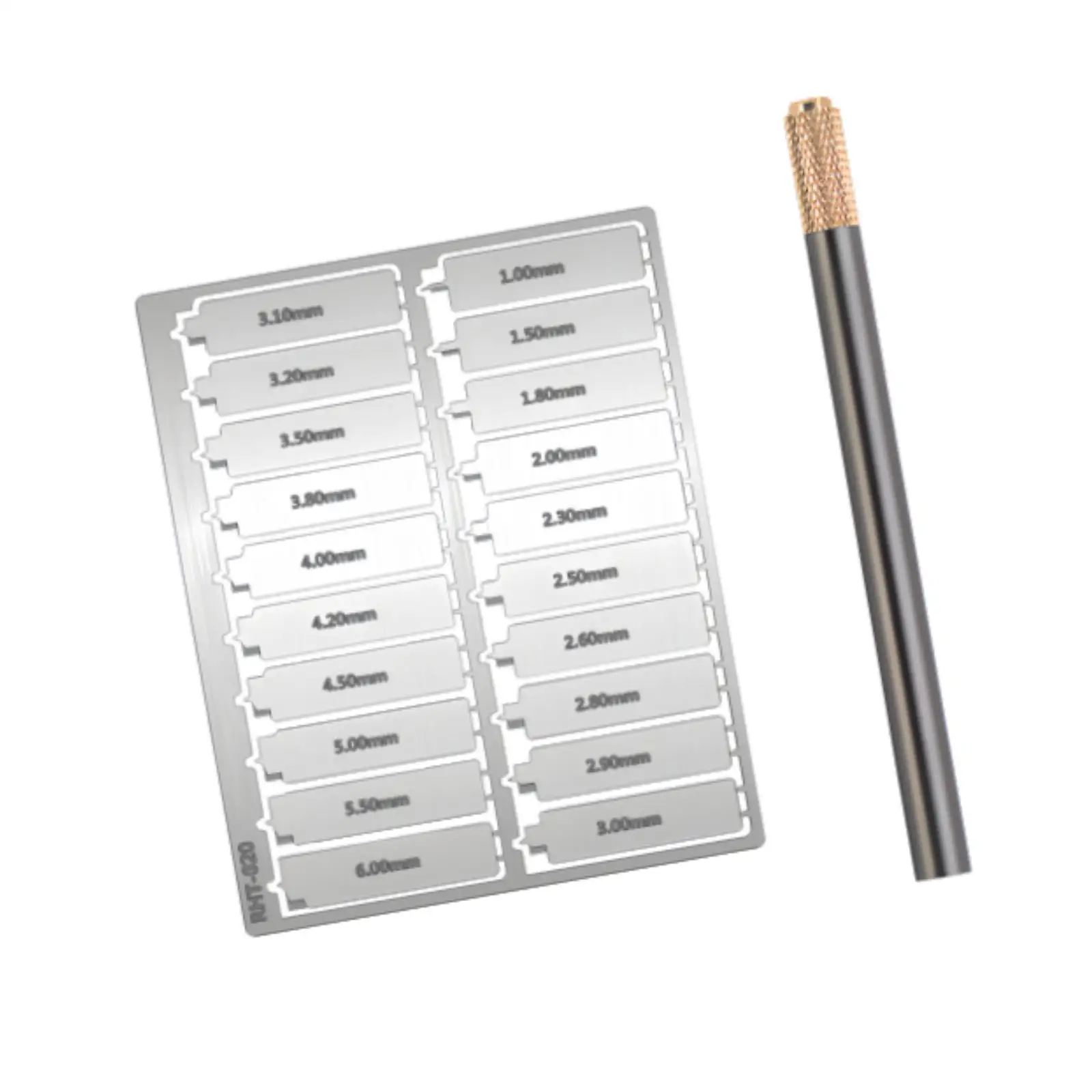 Portable Craft Model Tools Stainless Steel Set with Handle and Box Wear Resistant Modeler Basic Maker for Vise and Lathe Tasks