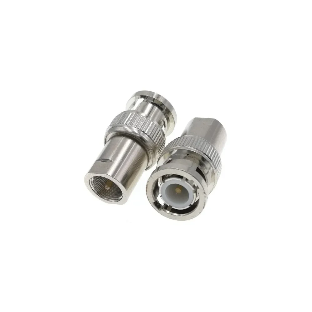 

50pcs BNC Male Plug To FME Plug Male Straight RF Coaxial Adapter Connector