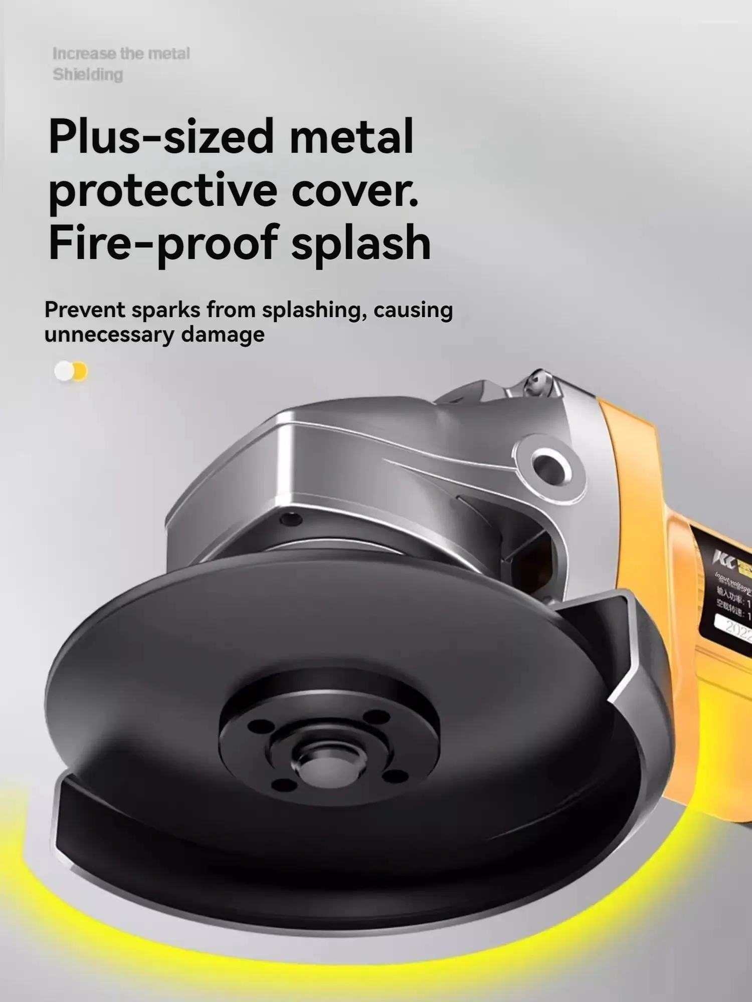 Moedor de ângulo portátil multifuncional, ângulo doméstico, moedor de ângulo sem escova