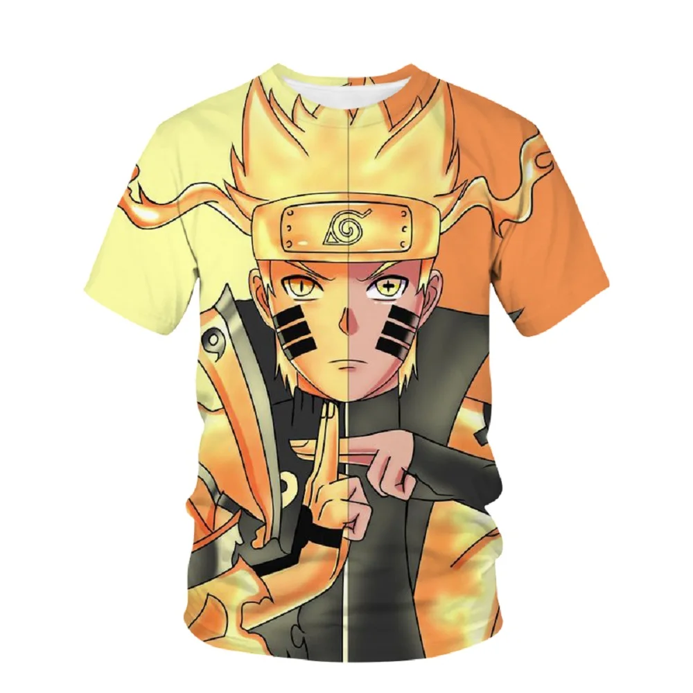 2025-26 Kaus Gambar Periferal Naruto Animasi Desain Cetak 3D Terlaris Terbaru Tren Mode Atasan Anak-anak Dewasa