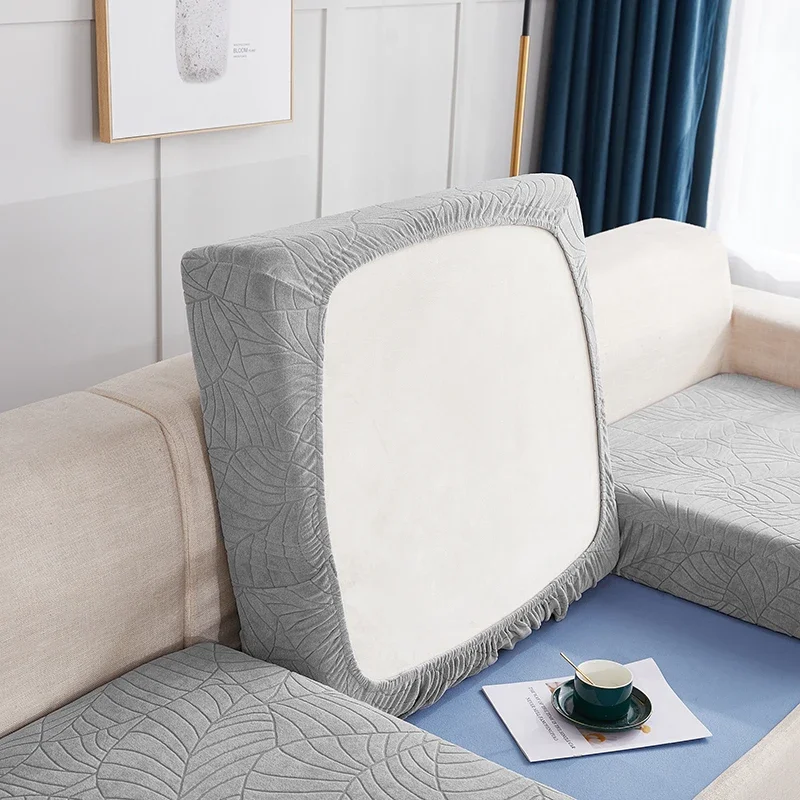 ARMFAVER Water Sofa Seat Cushion Cover Elastic Jacquard Sofa Covers for Living Room Furniture Protector for Pets Kids Removable